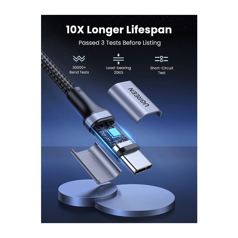 Kabel  Ugreen 70427, USB-C, 1m