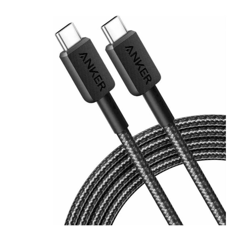 Kabel Anker 310, USB-C na USB-C, 1.8m, črn, A81D6H11