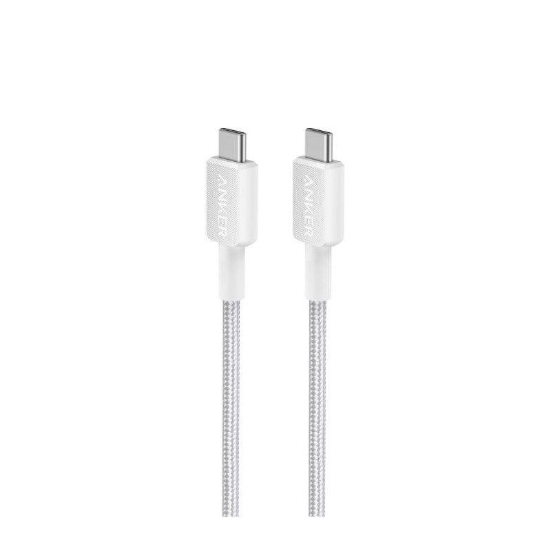 Kabel Anker 322, USB-C na USB-C, pleten kabel 1.8m bel, A81F6G21