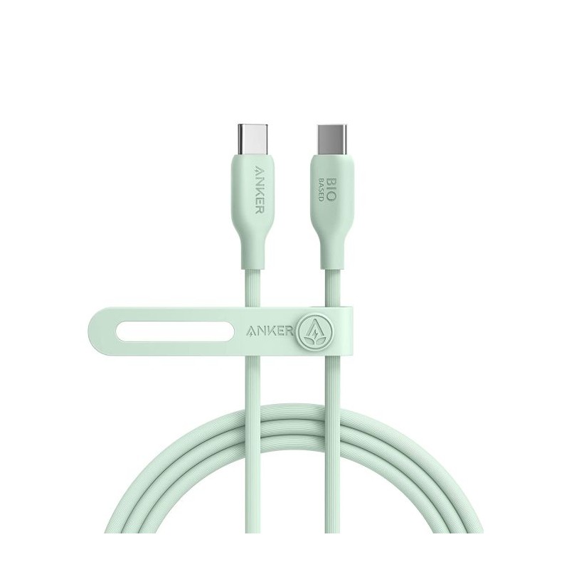 Kabel Anker 543, USB-C na USB-C, 0.9m zelen, A80E1G61