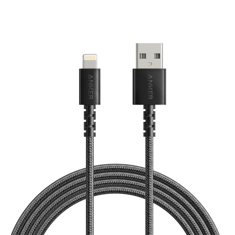 Kabel Anker Select+, USB-A na Lightning, 0.9m, črn, A8012H12