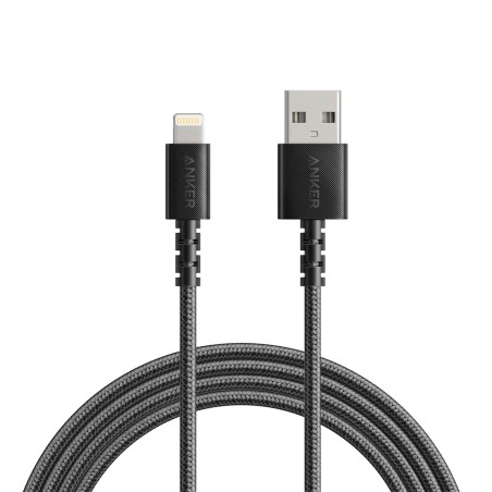 Kabel Anker Select+, USB-A na Lightning, 0.9m, črn, A8012H12