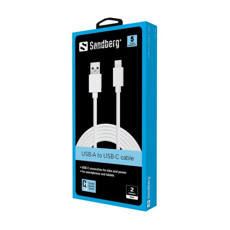 Kabel Sandberg 136-14, USB-C 3.1 na USB-A 3.0, 2m