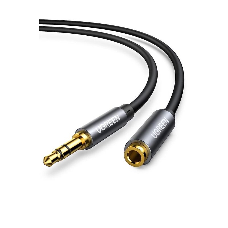 Kabel Ugreen 3.5mm avdio podaljšek kabla, 1m, 10592