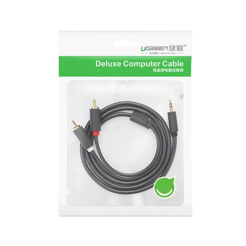 Kabel Ugreen 3.5mm na 2x RCA, 2m, 10510