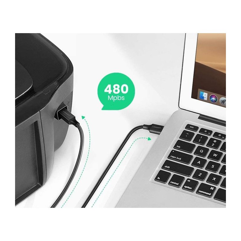 Tiskalniški kabel Ugreen USB-B 2.0 na USB 2.0 2m, 20847