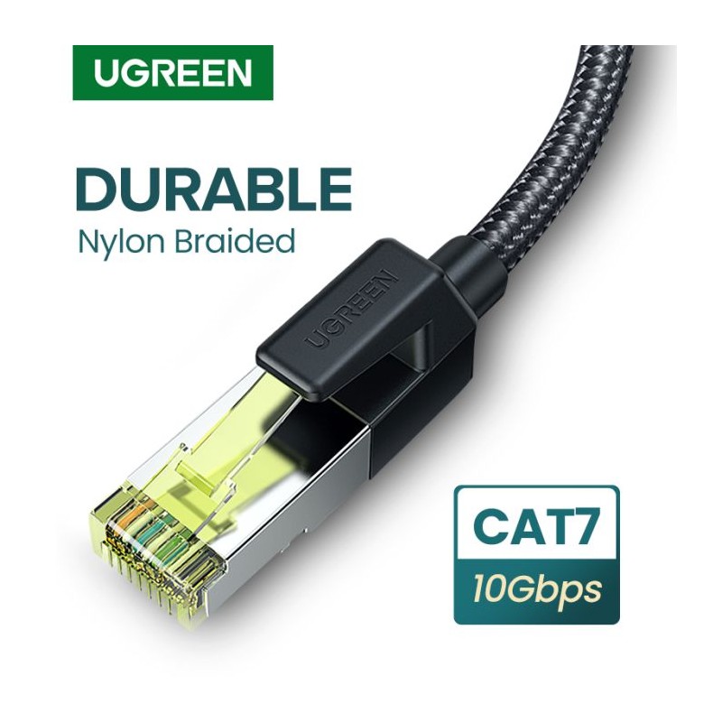 Mrežni kabel Ugreen UTP Cat7 oklopljen, modularnim RJ45 priključkom 3M