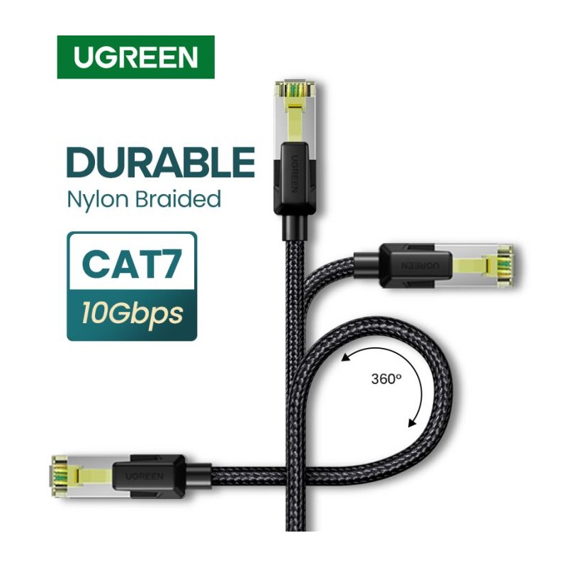 Mrežni kabel Ugreen UTP Cat7 oklopljen, modularnim RJ45 priključkom 5M