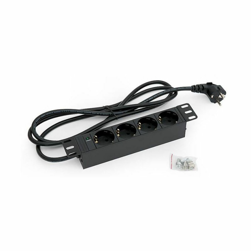 Razdelilec Triton 4x220V ALU, črn