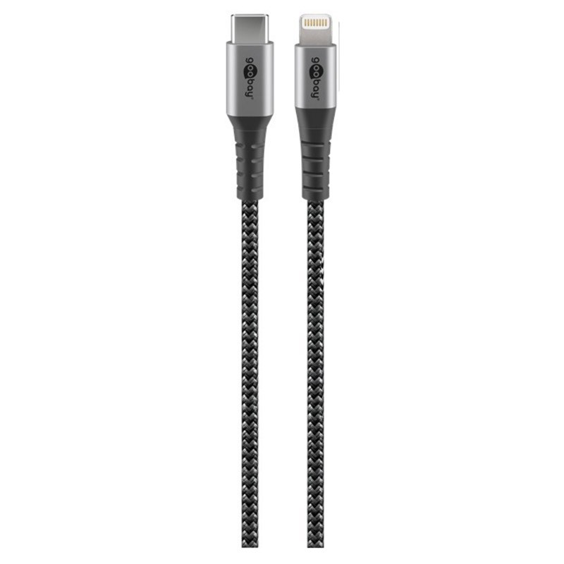 Napajalni kabel Goobay USB-C na Apple (Lightning), 0,5m, 60W