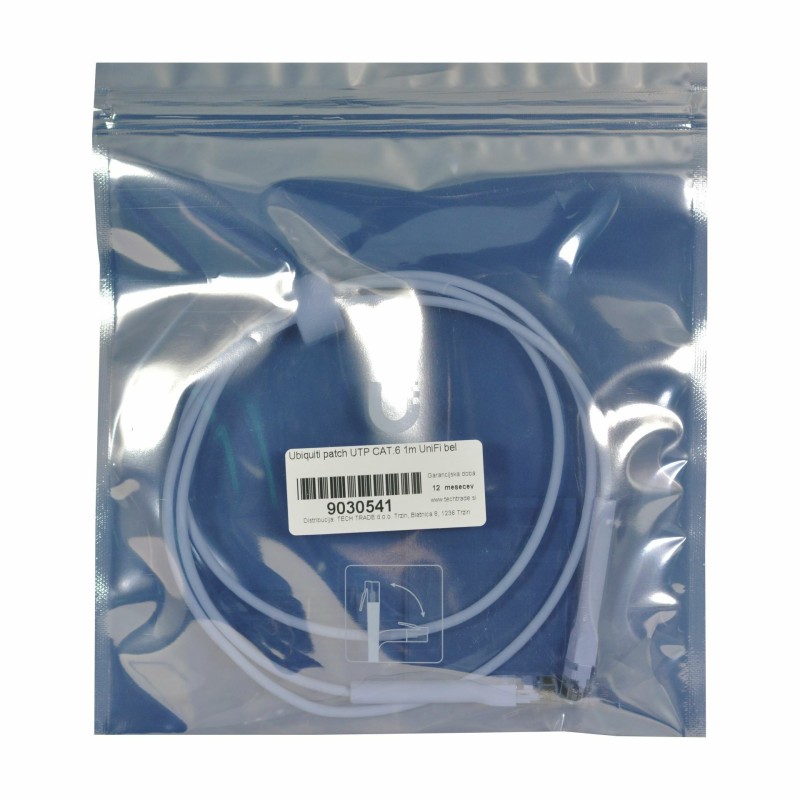 Ubiquiti Networks U-CABLE-PATCH-1M-RJ45 networking cable White Cat6