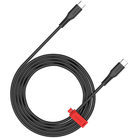 Kabel CANYON CC60SC, USB C-C, 60W, 1.2m, črn