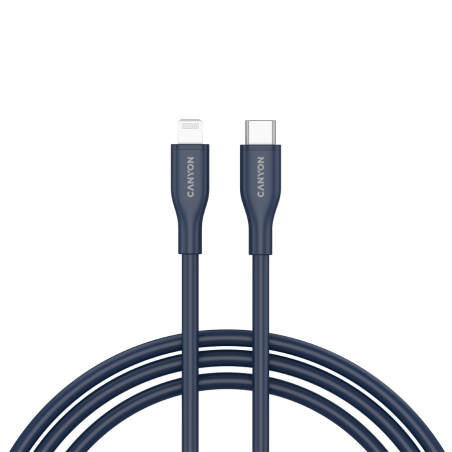 Kabel CANYON CLNM60, USB-C to Lightning, 60W, 1m, moder