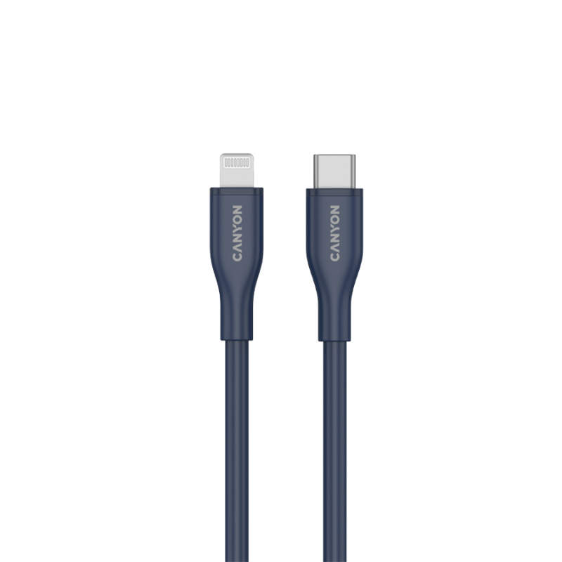 Kabel CANYON CLNM60, USB-C to Lightning, 60W, 1m, moder