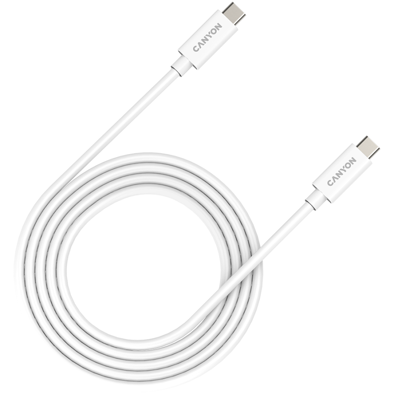 Kabel CANYON UC-42, USB-C to USB-C, 240W, 2m, bel