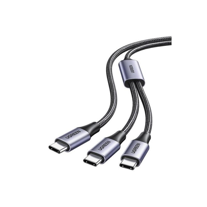 Kabel Ugreen 2v1 USB-C, 100W
