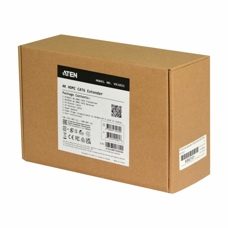 Line extender ATEN HDMI 4K RJ45-RJ45, VE1821