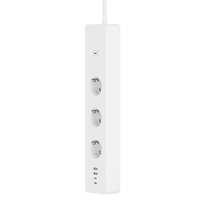 Razdelilec WOOX R6132, 3x Schuko 2x USB2.0 2x USB-C