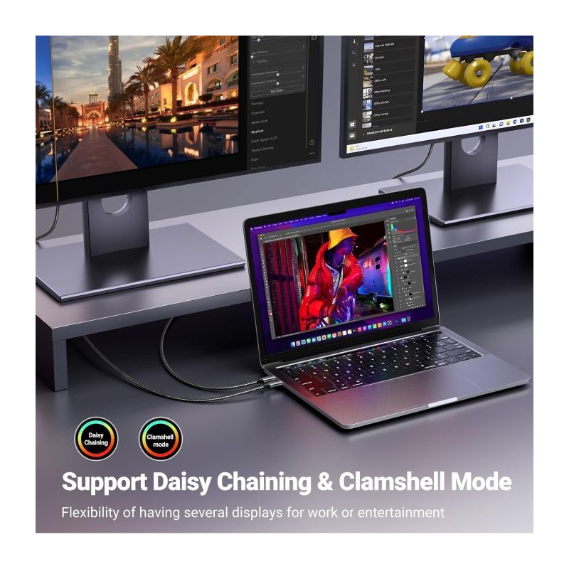 Kabel Ugreen USB-C v DisplayPort, 3m