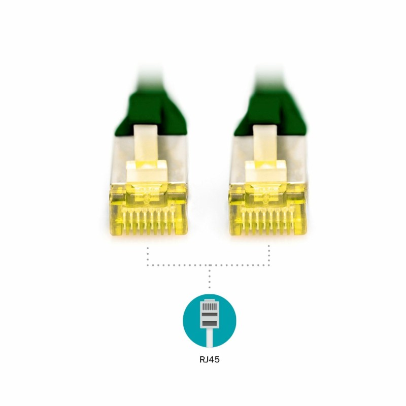 Mrežni kabel Digitus patch SFTP CAT.6A, 0,25m, zelen, 9030393