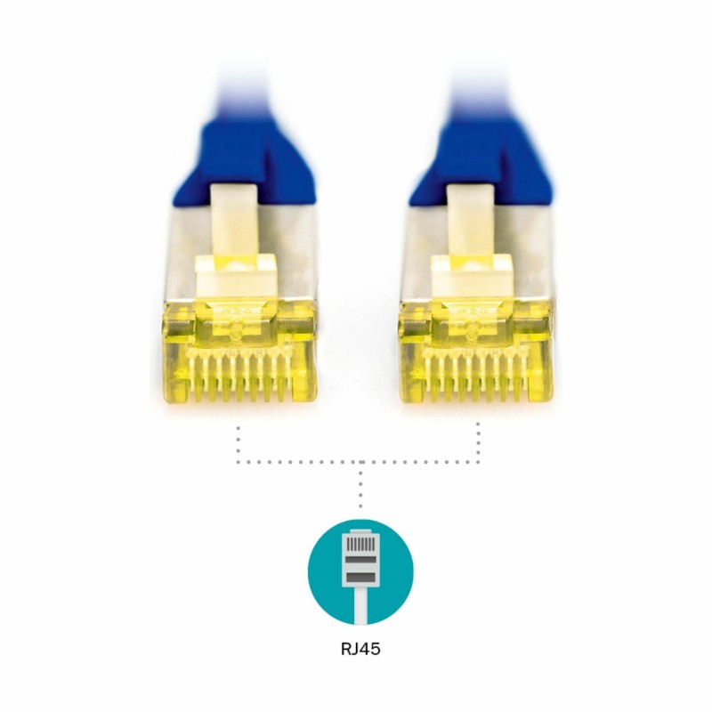 Mrežni kabel Digitus patch SFTP CAT.6A, 0,5m, moder, 9030396