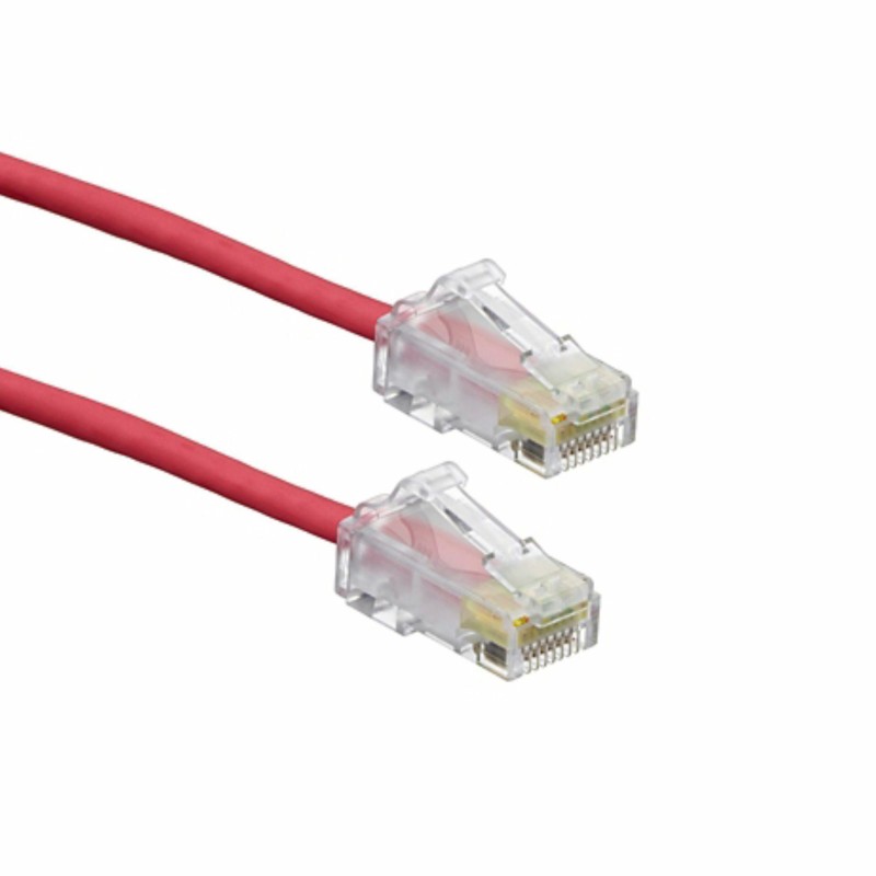 Mrežni kabel Leviton patch UTP CAT.6 3m rdeč 3,8mm HighFlex P24, 9030511