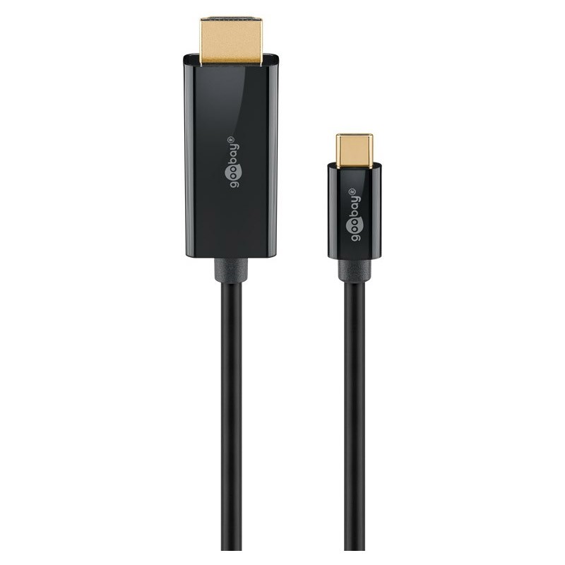 Kabel GOOBAY USB-C (M) na HDMI (M), 2m, črn