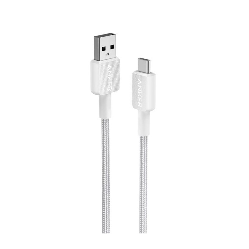 Kabel Anker 322 USB-A to USB-C, pleten, 1,8m, bel