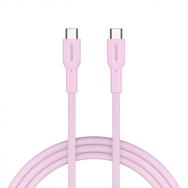 Kabel CANYON OnWire 60CL C-C 60W, 1m, roza
