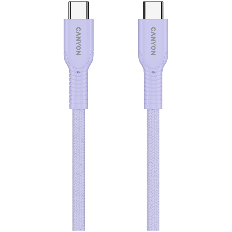 Kabel CANYON OnWire 60CL C-C 60W, 1m, vijoličen