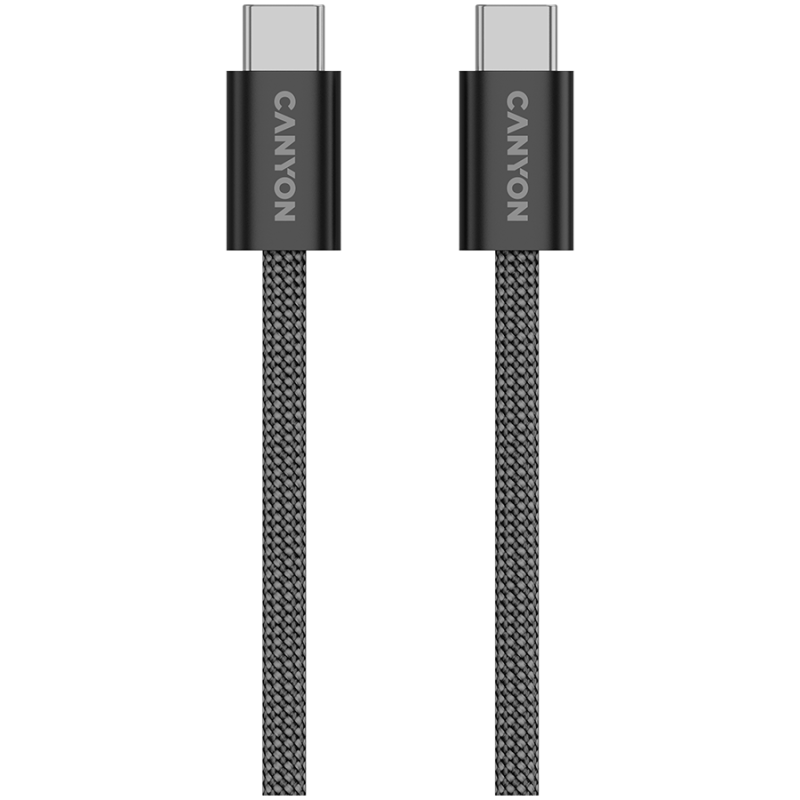 Kabel CANYON OnWire 60MG C-C 60W, Magnet, 1m, črn