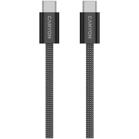 Kabel CANYON OnWire 60MG C-C 60W, Magnet, 1m, črn