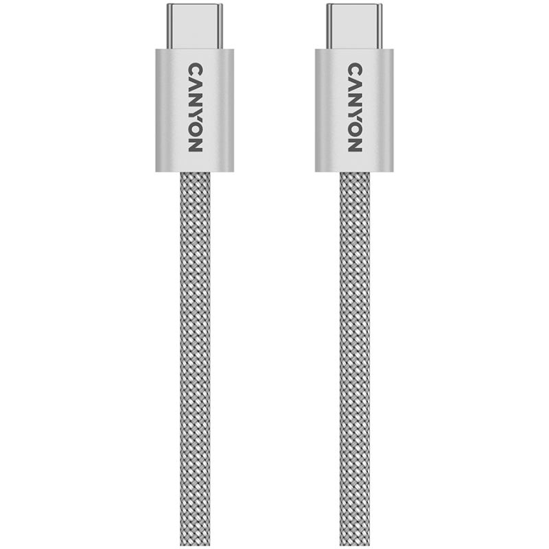 Kabel CANYON OnWire 60MG C-C 60W, Magnet, 1m, siv