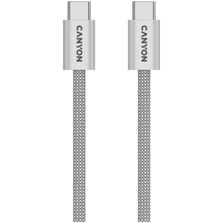 Kabel CANYON OnWire 60MG C-C 60W, Magnet, 1m, siv