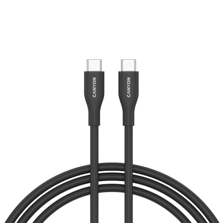 Kabel CANYON CC60SC10 C-C 60W, 1m, črn