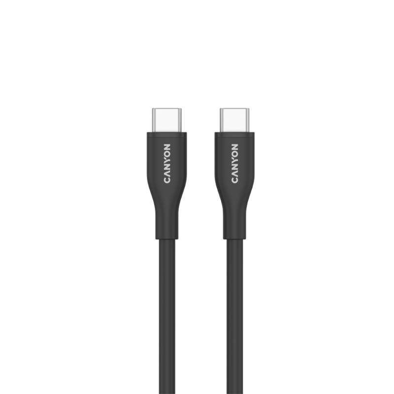 Kabel CANYON CC60SC10 C-C 60W, 1m, črn