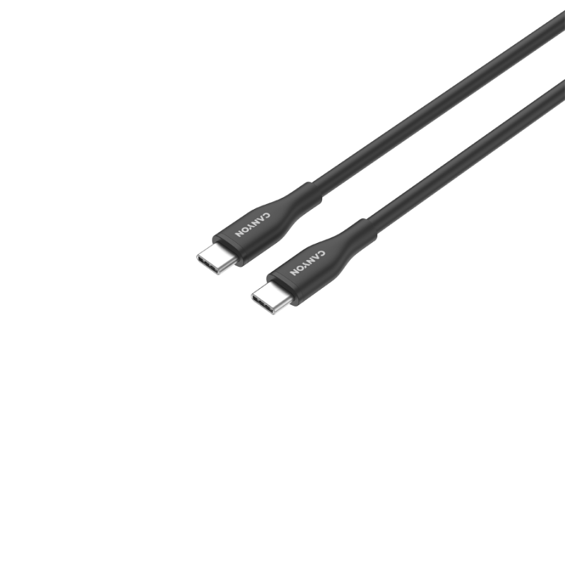 Kabel CANYON CC60SC10 C-C 60W, 1m, črn