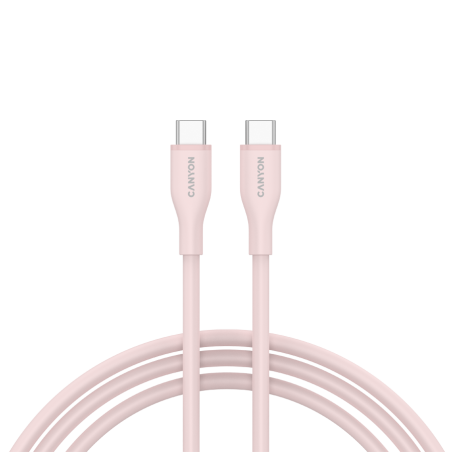 Kabel CANYON CC60SC10 C-C 60W, 1m, roza