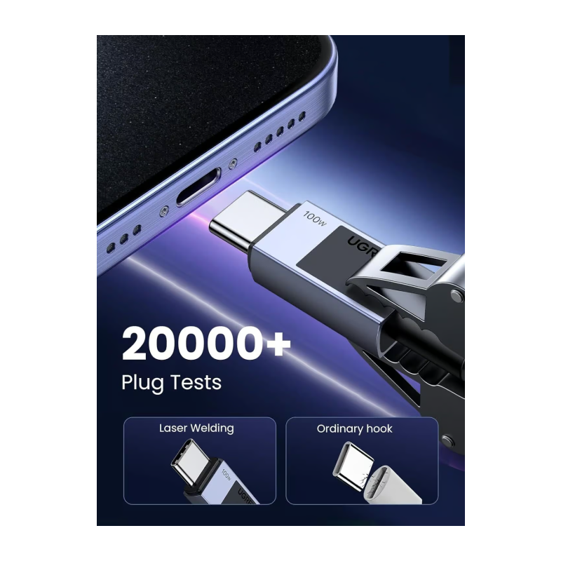 Kabel Ugreen USB-C na USB-C, 100W, 3m