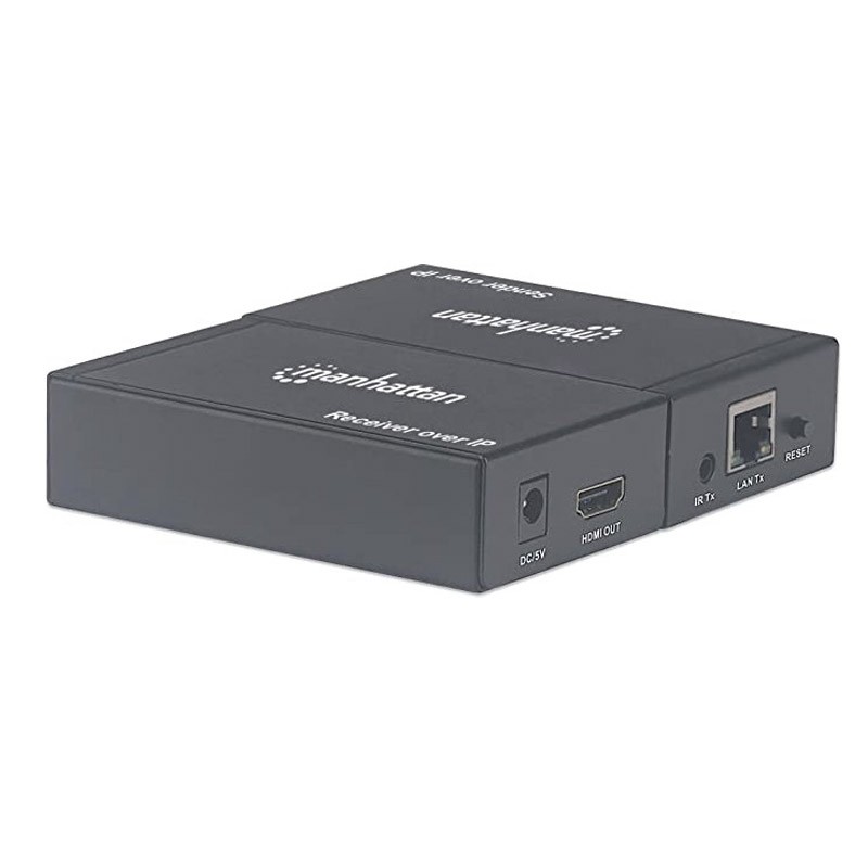 Razdelilec MANHATTAN HDMI preko IP LAN, 120m, črn