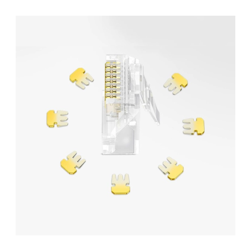 Mrežni konektor Ugreen RJ45 Cat6 (paket 10kosov)