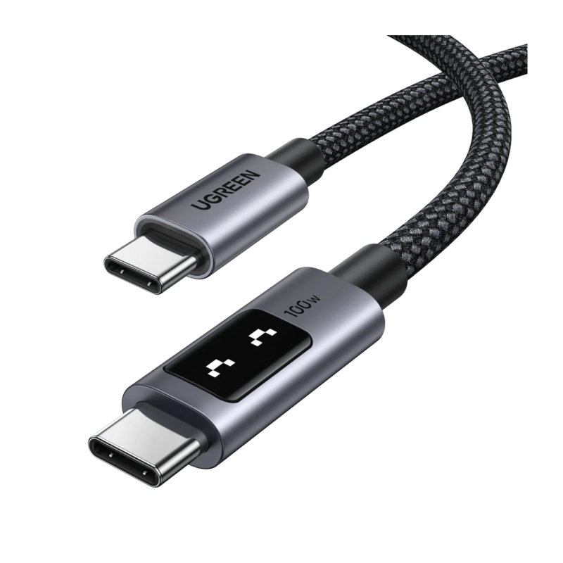 Polnilni kabel Ugreen Uno USB-C na USB-C, 100W, 1m