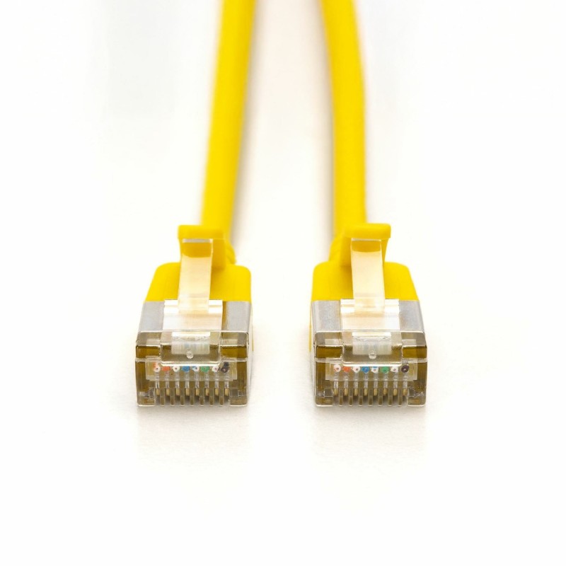 Mrežni kabel Digitus patch slim FTP CAT.6A, 0,5m, rumen