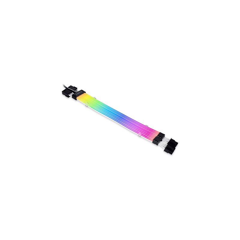 Kabel Lian Li Strimer Plus V2 Dual 8-Pin RGB, PCIe, za grafčno kartico, 30 cm