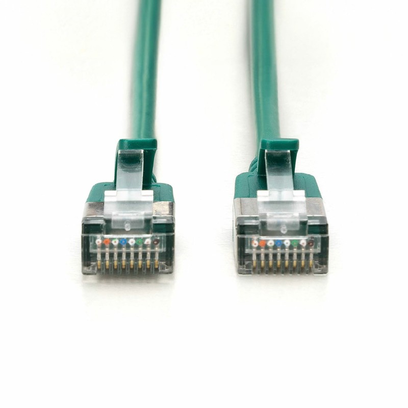 Mrežni kabel Digitus patch slim FTP CAT.6A, 1m, zelen