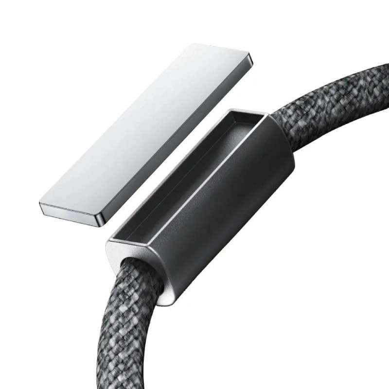 Kabel Joyroom USB C-C črn pleten z magnetom, 1.2m