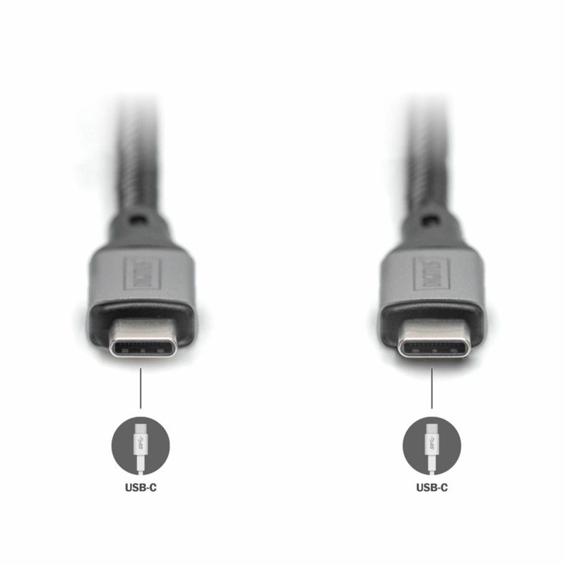 Kabel Digitus USB 4.0 C-C 8K 60Hz 100W črn, 3m