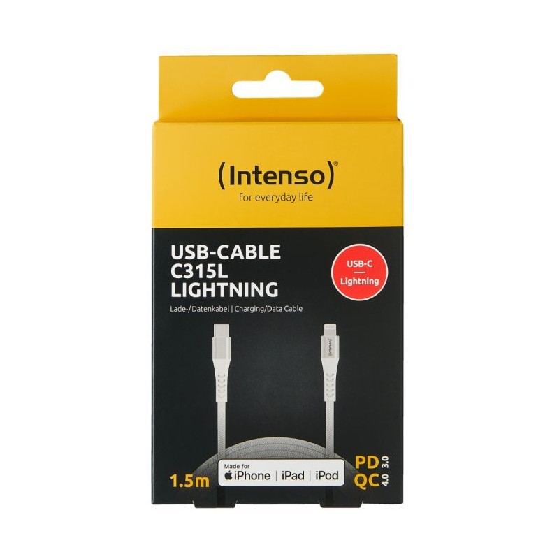 Kabel Intenso USB-C na Lightning kabel C315L, 1.5m