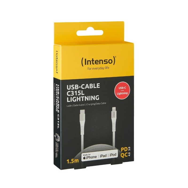 Kabel Intenso USB-C na Lightning kabel C315L, 1.5m