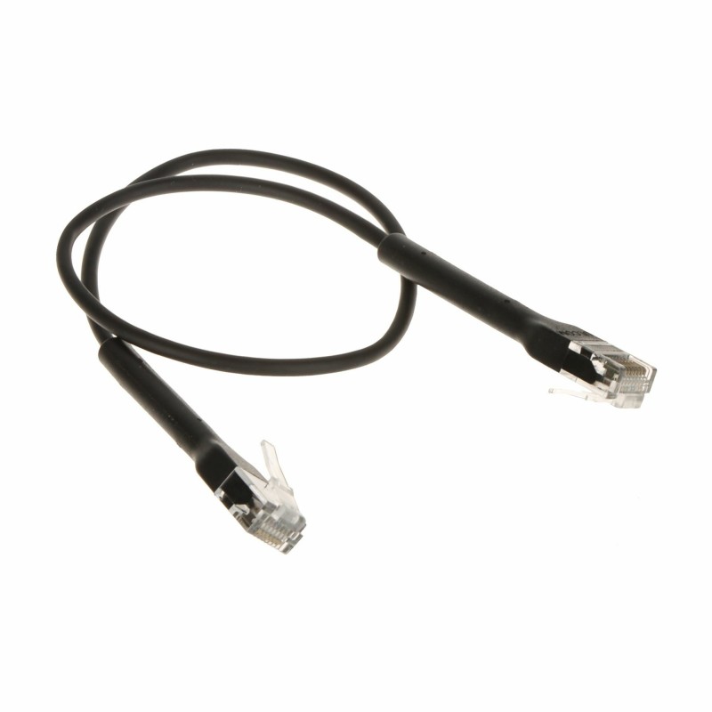 Mrežni kabel Ubiquiti UTP CAT.6, 0,30m, črn, upogljiv
